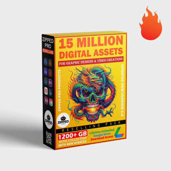 15 Million Digital Assets Pack (14 in 1)